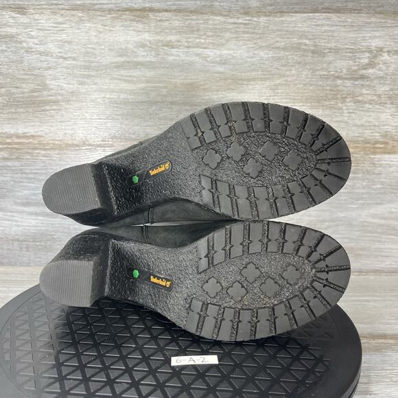 Timberland Women’s Tilson Ortholite Black Leather Zip Up Ankle Bootie Size 8.5 - Picture 8 of 8